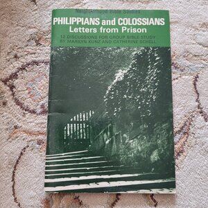 Christian Bible Study Booklet Group Discussion Guide Letters From Prison 80s